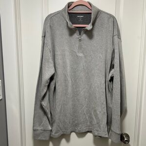 Old Navy Men's Gray Zip-Up Sweater